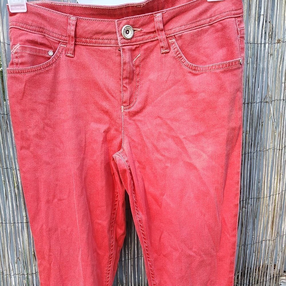 Street One Red Coral Jeans Pants Women's - 29/30 Slim